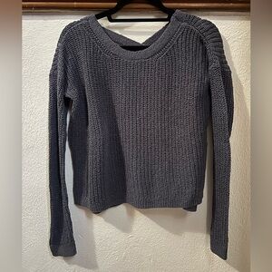 Abercrombie Blue Knit Sweater